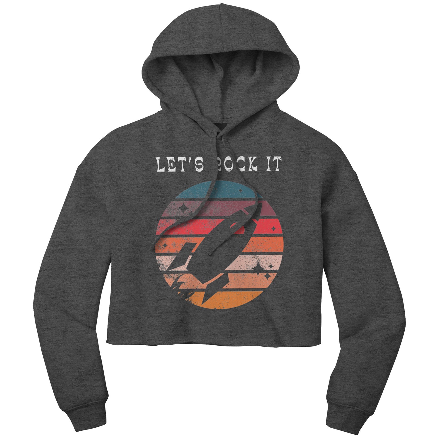 Let's Rock It - Crop Hoodie